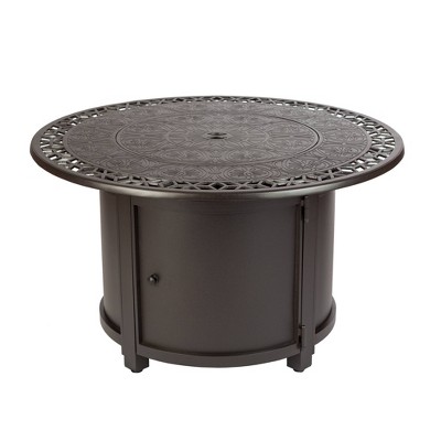 Longpoint Aluminum Round LPG Fire Pit - Fire Sense