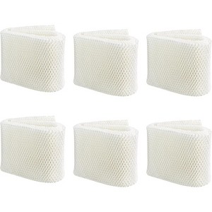 Nispira MAF1 Super Humidifier Wick Filter Replacement for Air-care MA1200, MA1201, MA0950 and Kenmore 14906, 14410, 14411, 15412, 29979, 6 Packs - 1 of 4