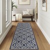 Modern Rug Soft  Non Slip Carpet Low Pile Stain Resistant Floor Cover Geometric Accent  Rug for Living Room Bedroom Nursery - 3 of 4