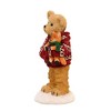Boyds Bears Resin 4.5 Inch Cooper Goodfriend With Sly Christmas Bearstone Animal Figurines - 2 of 3