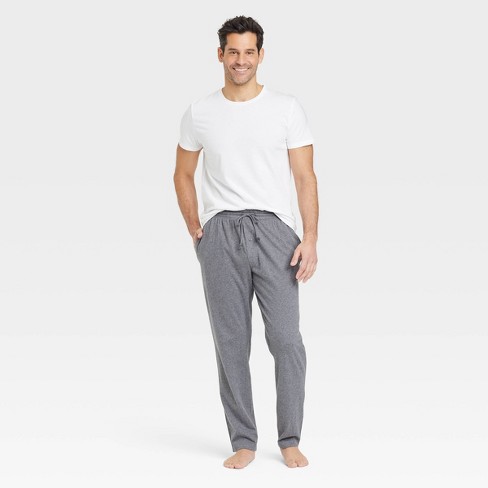 Men's Big & Tall Knit Pajama Set - Goodfellow & Co™ Charcoal Gray Xlt ...