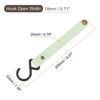 Unique Bargains PU Leather Strap Camping Outdoor S-shaped Hooks and Hangers 8 Pcs - 2 of 4