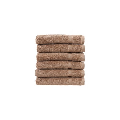 Linum Home Textiles 100% Turkish Cotton Denzi Washcloths (Set of 6)