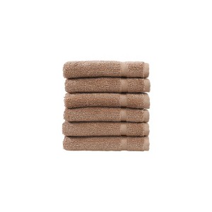 Linum Home Textiles 100% Turkish Cotton Denzi Washcloths (Set of 6) - 1 of 3
