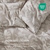 100% Muslin Cotton Duvet Cover Ultra-Soft Breathable & Lightweight Linen Like Gauze Comforter Cover Set with Button Closure and Corner Ties - 3 of 4
