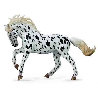 Breyer Animal Creations Breyer CollectA Series Black Leopard Knabstrupper Mare Model Horse