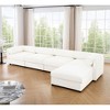Modular Sectional Sofa with Storage, Cylindrical Backrest and Armrests Deep Comfortable Seating,Durable and Supportive for Living Room - 2 of 4