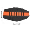 Unique Bargains Universal Motorcycle Dirt Bike Faux Leather Soft Seat Cover Cushion 1 Pc - 3 of 4