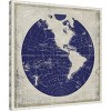 Amanti Art Blueprint Map I by Elizabeth Medley Canvas Wall Art Print Framed 22 x 22-in. - 3 of 4