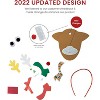 4E's Novelty 12 Pack Reindeer Face Foam Craft Kit  - Updated Edition DIY Reindeer Ornament Craft, Christmas Crafts for Kids Ages 4-12 & Party Favors - 4 of 4