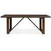 HomeRoots 84" Dark Brown Wood Sled Base Dining Table - 4 of 4