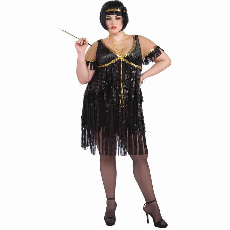Roaring 20's Flapper Costume Dress Adult Women, 1 of 2