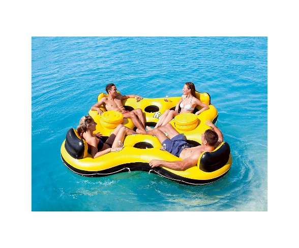 CoolerZ&#153; Rapid Rider X4 Floating Island - Yellow