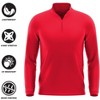 Men's Lewis University Active Sport 1/4 Zip Pullover Left Chest Logo - 4 of 4