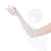 INSPIRE CHIC Women's Extra Long Flared Cuffs Sheer Gloves - 3 of 4