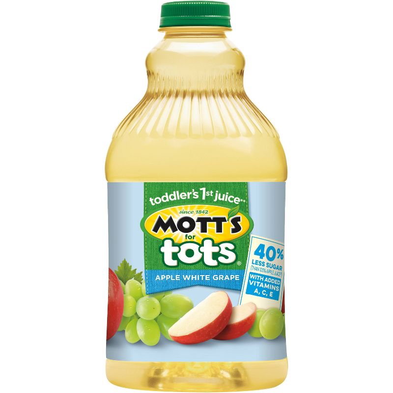 Mott&#39;s for Tots Apple White Grape Juice - 64 fl oz Bottle, 1 of 5
