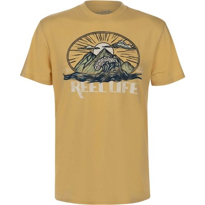 Reel Life Neptune Ocean Washed USA Mahi T-Shirt - XL - Horizon Blue 