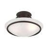 Livex Lighting Newburgh 2 - Light Semi-Flush Mount in  Bronze - 4 of 4
