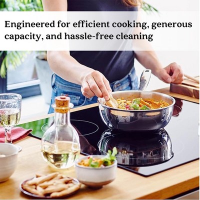 Alva Maestro 1.6 Qt Stainless Steel Non-Stick Saucier with Pour Spout