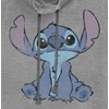 Juniors Womens Lilo & Stitch Watercolor Stitch Cowl Neck Sweatshirt - 2 of 4