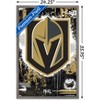 Trends International NHL Vegas Golden Knights - Maximalist Logo 23 Framed Wall Poster Prints - 3 of 4