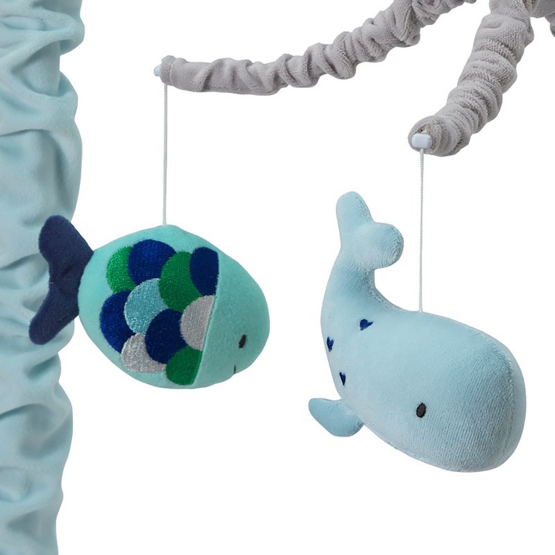 Lambs & Ivy Oceania Musical Nursery Crib Mobile - Ocean, Whale, Underwater Theme, 3 of 7