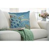 Liora Manne Marina Coastal Indoor/Outdoor Pillow.. - 4 of 4