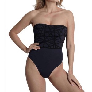 Women's Bandeau One Piece Swimsuit - Sauipe - 1 of 3