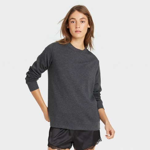 Women's Beautifully Soft Fleece Lounge Sweatshirt - Stars Above 