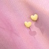Pure Collection by Ross-Simons 14kt Yellow Gold Heart Earrings - 3 of 4