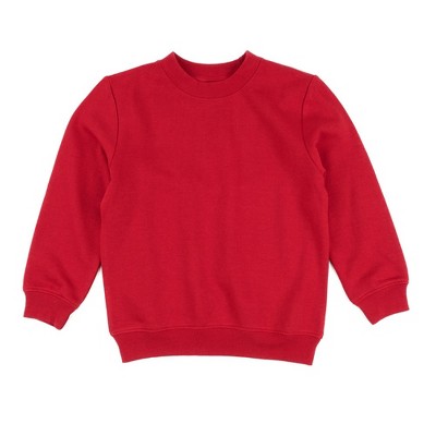 Leveret Kids Long Sleeve Classic Solid Color Sweatshirt : Target