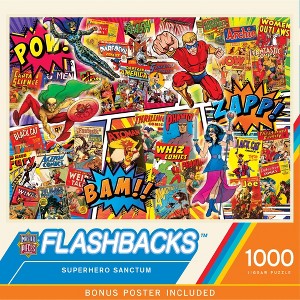 MasterPieces 1000 Piece Jigsaw Puzzle - Superhero Sanctum - 19.25"x26.75" - 1 of 4
