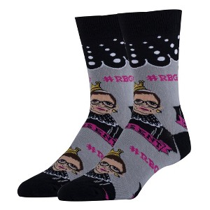 Oooh Yeah! Men's Crew Sock (#RGB) - 1 of 3