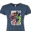 Women's - Marvel - Avengers American Flag Fitted Graphic T-Shirt - 2 of 3