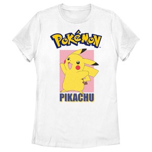 Women's Pokemon Pikachu Portrait T-Shirt - 1 of 4