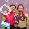 Big Dot of Happiness In My Grad Era - Grad Cap, Heart Glasses and Friendship Bracelet Decorations - Graduation Party Large Photo Props - 3 Pc - 2 of 4