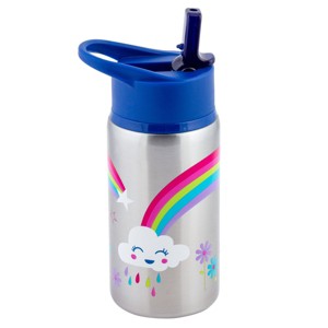 Stephen Joseph Gifts Kids Flip Top Stainless Steel Bottles - 1 of 3