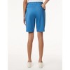 Jones New York Solid Fly Front Bermuda Shorts - 3 of 3