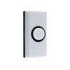 IQ America Contemporary Doorbell, White Non-Lit Pushbutton Doorbell - 3 of 3