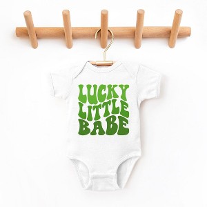 The Juniper Shop Lucky Little Babe Wavy Baby Bodysuit - 1 of 2