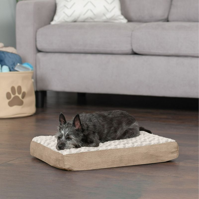 FurHaven Ultra Plush Deluxe Full Support Orthopedic Mattress Pet Bed, 3 of 4
