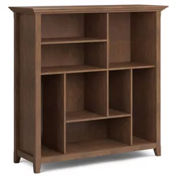 44" Halifax Multi Cube Bookcase and Storage Unit Rustic Natural Aged Brown - WyndenHall