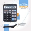 CATIGA 8-Digit & 12-Digit Desktop Calculator, Large LCD, Sensitive Buttons, Dual Solar Power, Standard Function for Office, Home, School - 3 of 4