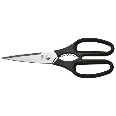 Stainless Steel Kitchen Shears With Soft Grip Dark Gray - Figmint