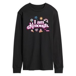 Men's - Barbie - I Am Kenough Icons Long Sleeve Graphic T-Shirt - 1 of 3