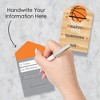 Big Dot of Happiness Nothin' But Net - Basketball - Cards for Kids - Happy Valentine's Day Pull Tabs - Set of 12 - 3 of 4