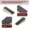 Unique Bargains Anti-Slip Design Zinc Alloy PVC Elastic Door Stopper 2 Pcs - 4 of 4
