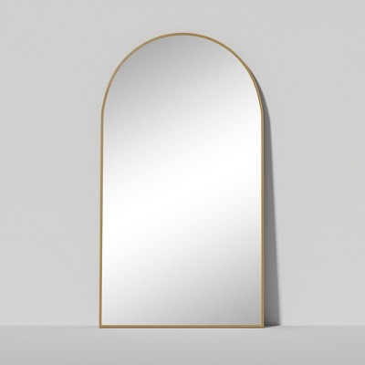 Dovelina Modern Arch Aluminium Alloy Frame Full Length Mirror Large Wall Mirror