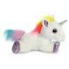 Aurora Sparkle Tales 12" Rainbow Unicorn White Stuffed Animal - 2 of 3