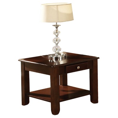 Nelson End Table Cherry - Steve Silver